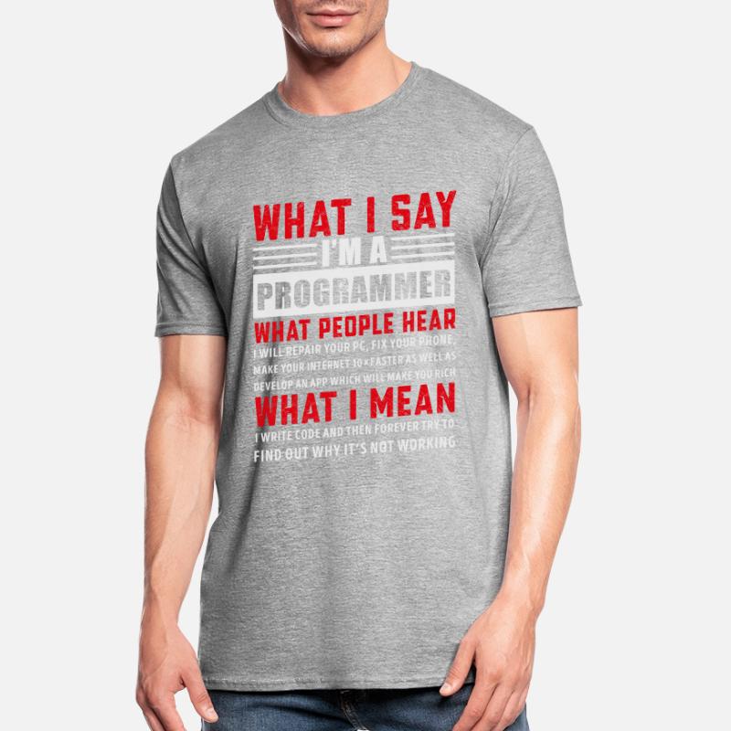 Lustige Programmierung Programmierung Programmierer Geschenk Unisex Polycotton T-Shirt
