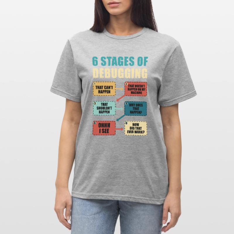 Programmieren Debugging Lustiges Programmierergeschenk Unisex Polycotton T-Shirt