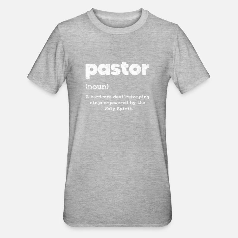 Pasteur - T-shirt polycoton Unisexe - gris chiné