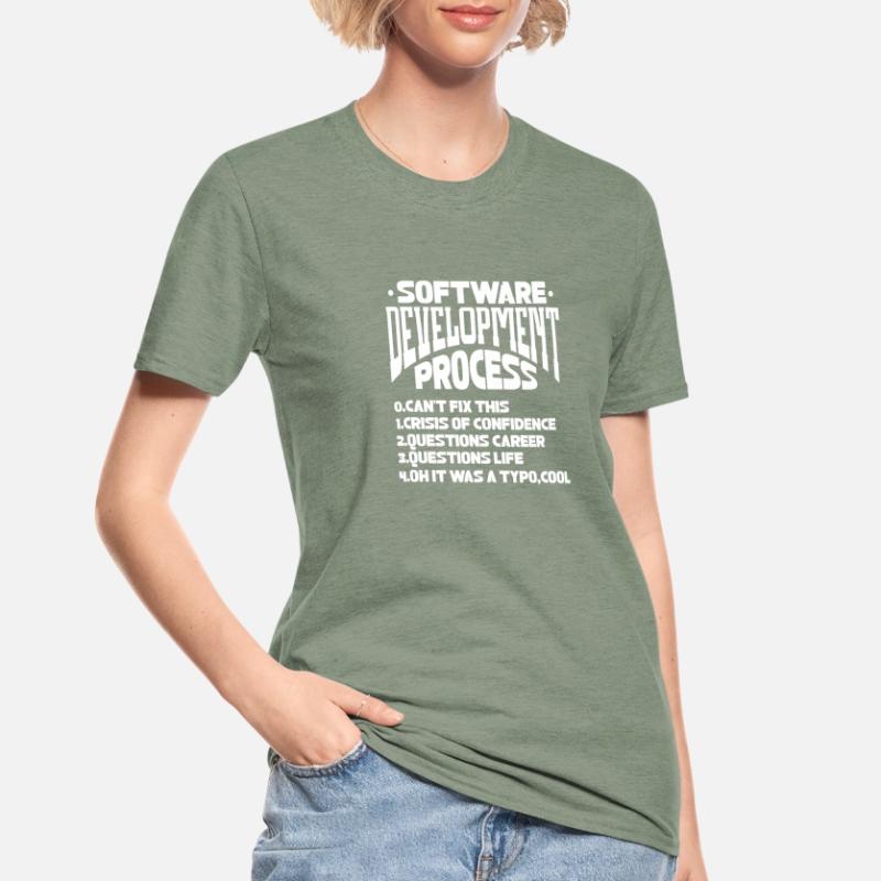 Softwareentwickler Programmierer Software Unisex Polycotton T-Shirt