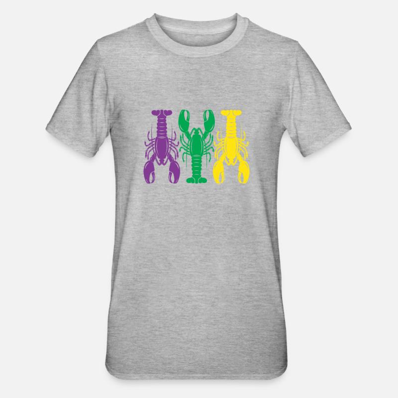 Languste - Unisex Polycotton T-Shirt - Grau meliert