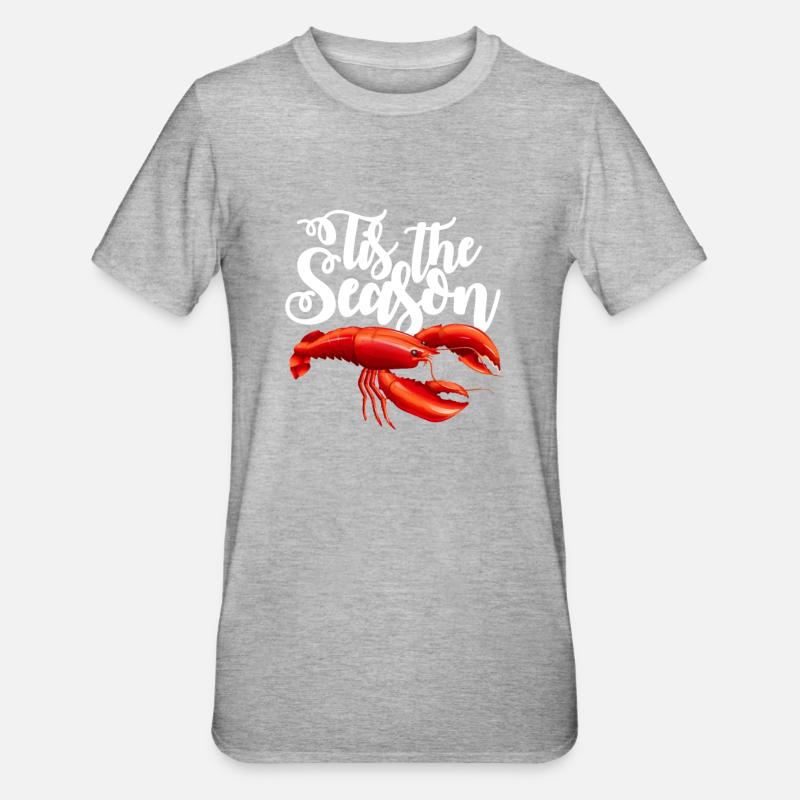 Languste - Unisex Polycotton T-Shirt - Grau meliert