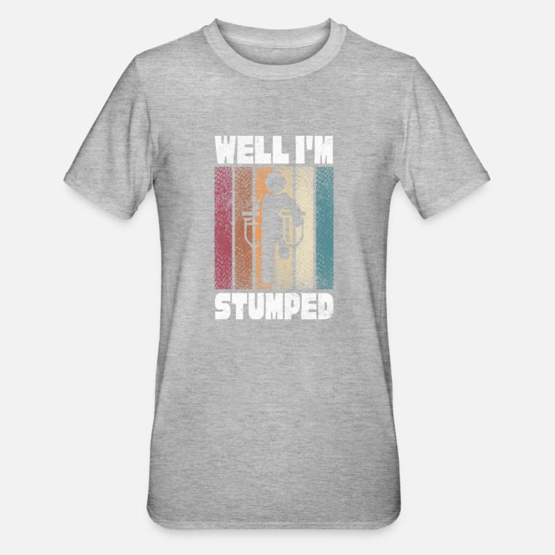 Amputation - T-shirt polycoton Unisexe - gris chiné