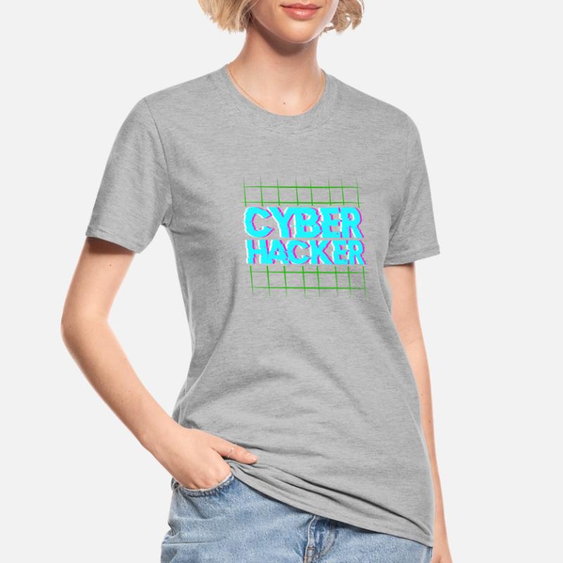 Hacker Coder Computerfreak Nerd Hacking Geschenk Unisex Polycotton T-Shirt