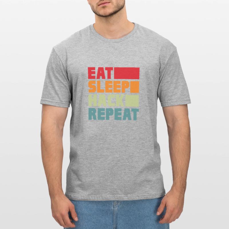 Hacker Coder Computer Hacking Gift Unisex Polycotton T-Shirt