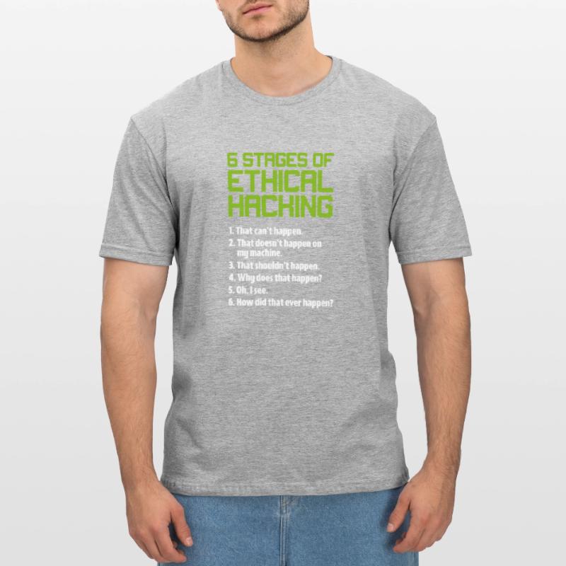 Hacker Coder Computer Hacking Gift Unisex Polycotton T-Shirt