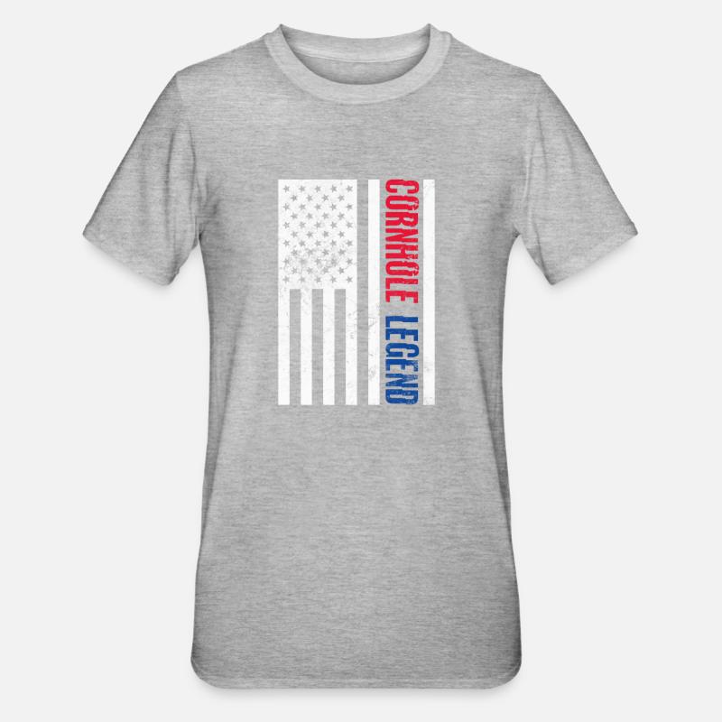 Cornhole - T-shirt polycoton Unisexe - gris chiné