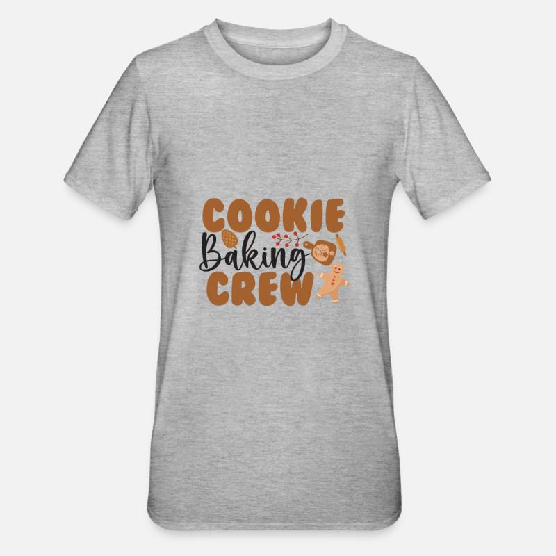 Équipe de cuisson de biscuits - T-shirt polycoton Unisexe - gris chiné