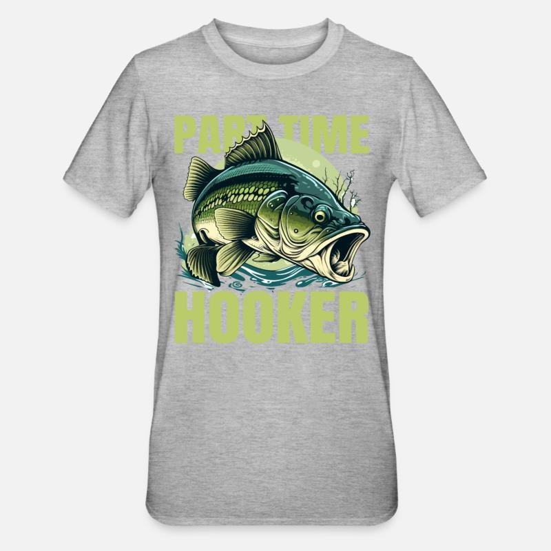 Teilzeit-Hook - Unisex Polycotton T-Shirt - Grau meliert
