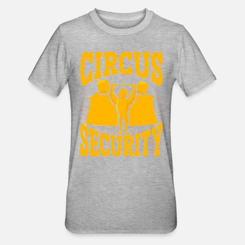 Sécurité du cirque - T-shirt polycoton Unisexe - gris chiné