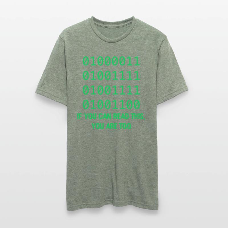 Computer Binary Code Developers Gift Unisex Polycotton T-Shirt
