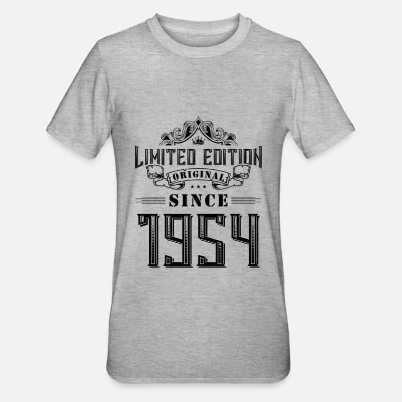 Édition limitée 1954 - T-shirt polycoton Unisexe - gris chiné