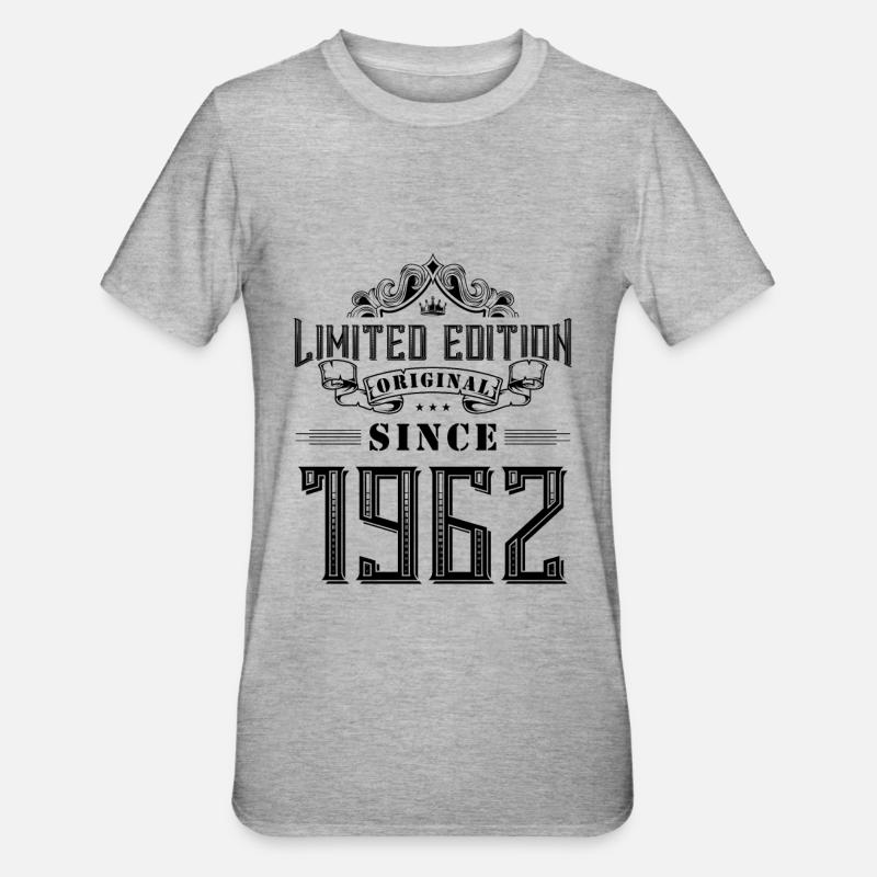 1962 Édition limitée - T-shirt polycoton Unisexe - gris chiné