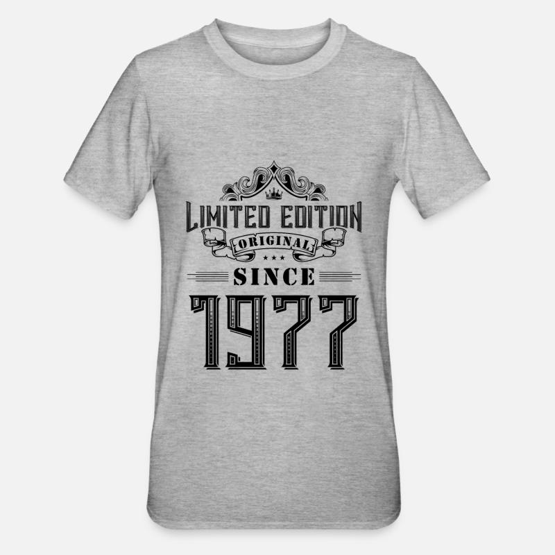 1977 Édition limitée - T-shirt polycoton Unisexe - gris chiné