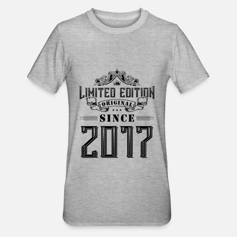Édition limitée 2017 - T-shirt polycoton Unisexe - gris chiné