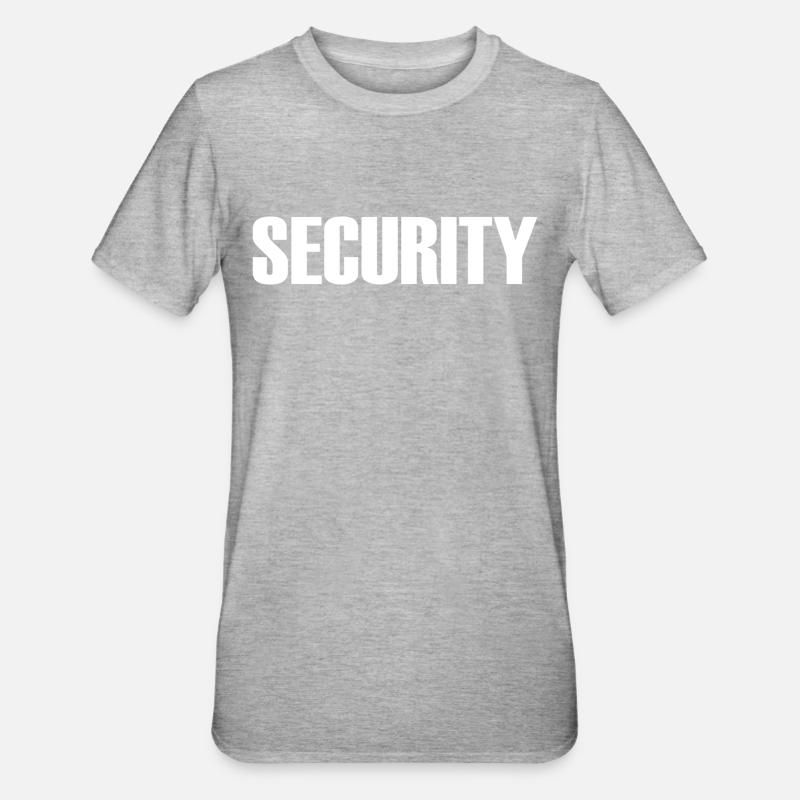 Security - Unisex Polycotton T-Shirt - heather grey