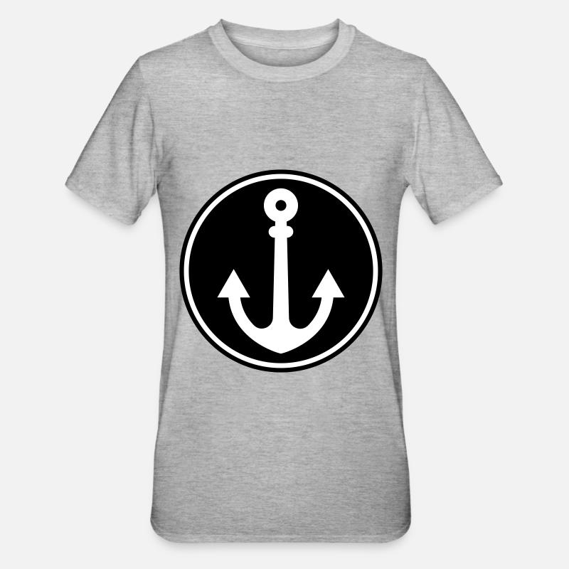 Forme d’ancrage - T-shirt polycoton Unisexe - gris chiné