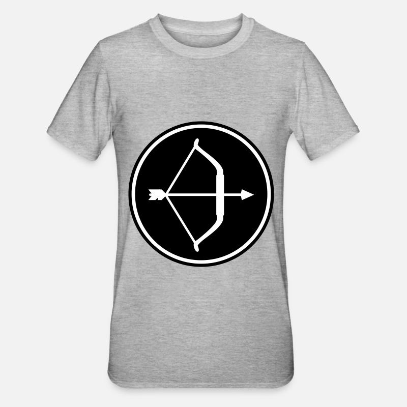 Arc et flèches - T-shirt polycoton Unisexe - gris chiné