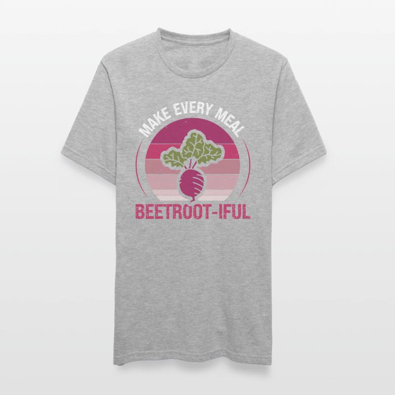 Beetroot Vegetable Turnips Gardener Beetroot Iful Unisex Polycotton T-Shirt
