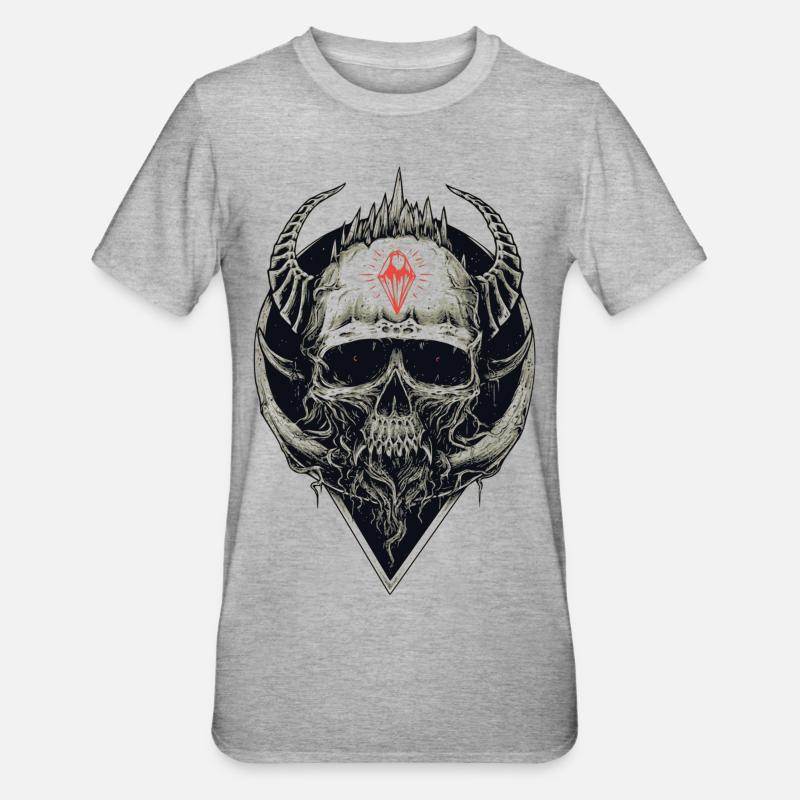 ROCK COLLECTION 2017 - T-shirt polycoton Unisexe - gris chiné