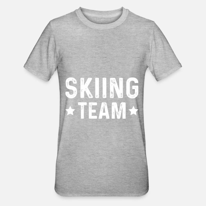Équipe de ski - T-shirt polycoton Unisexe - gris chiné