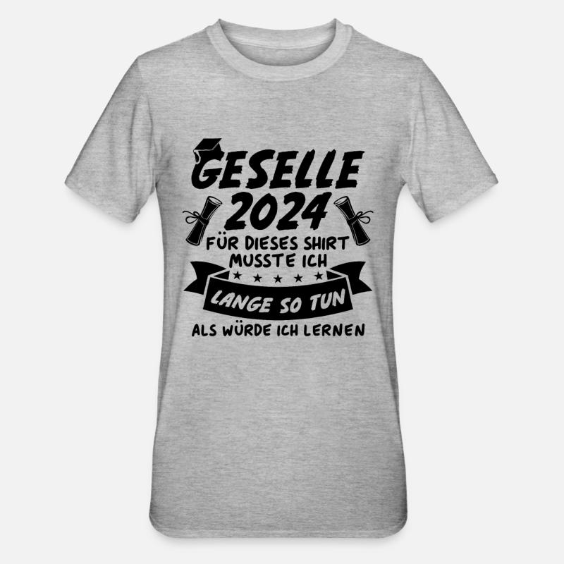 Compagnon 2024 - T-shirt polycoton Unisexe - gris chiné