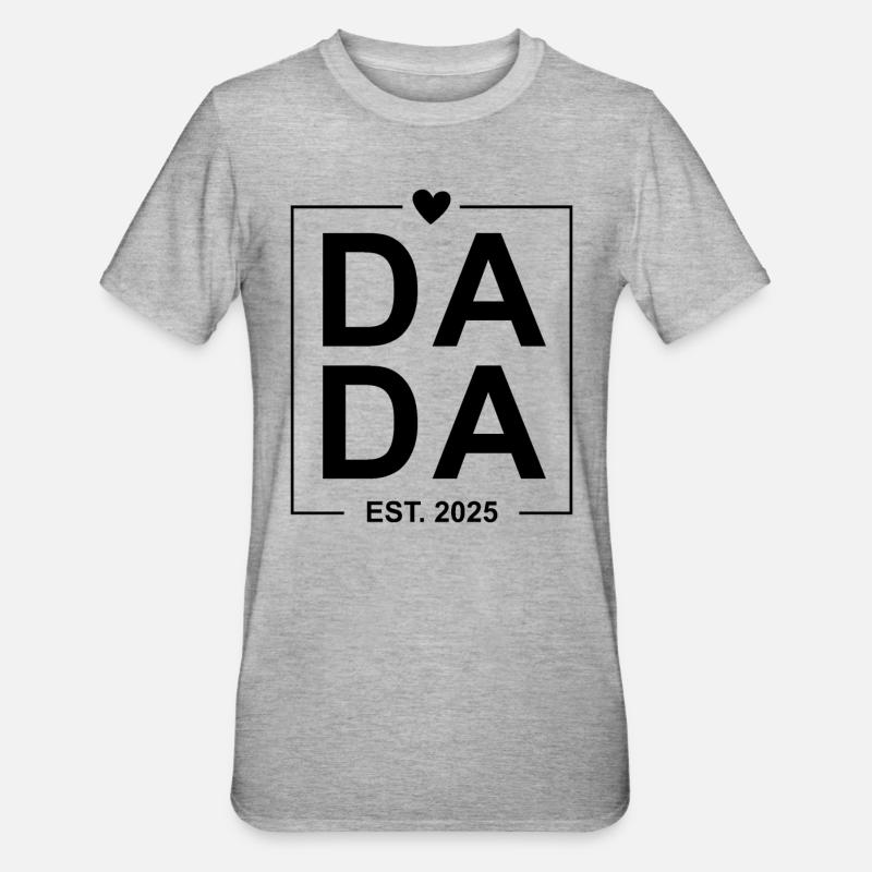 Da da Est 2025 - T-shirt polycoton Unisexe - gris chiné
