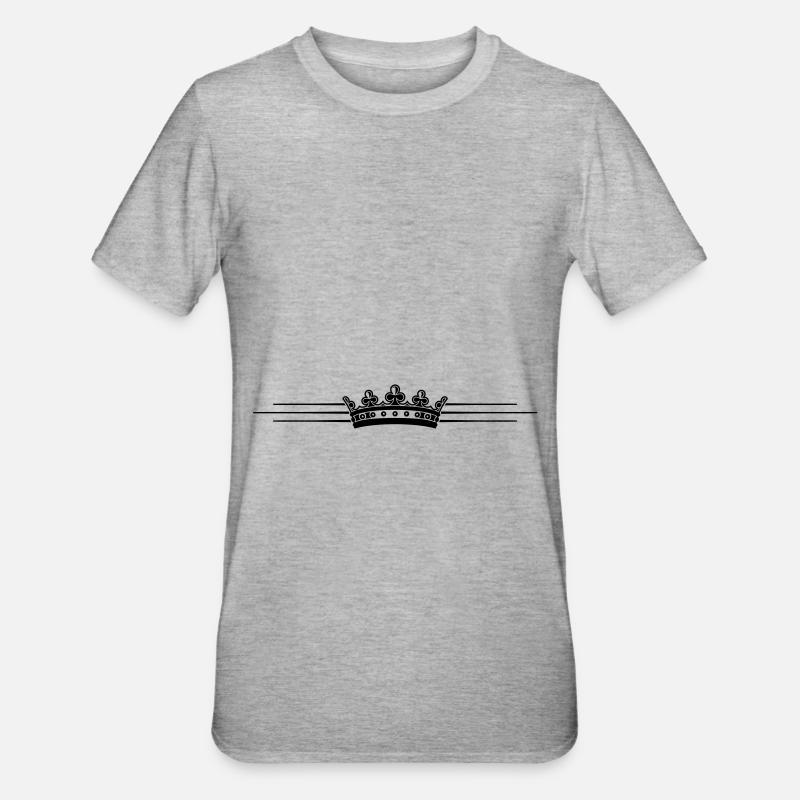 Conception de la ligne Krone - T-shirt polycoton Unisexe - gris chiné