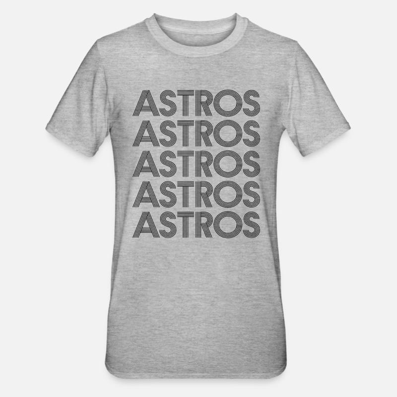 Astros - T-shirt polycoton Unisexe - gris chiné