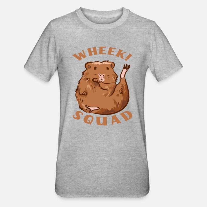 Équipe Cochon d’Inde - T-shirt polycoton Unisexe - gris chiné