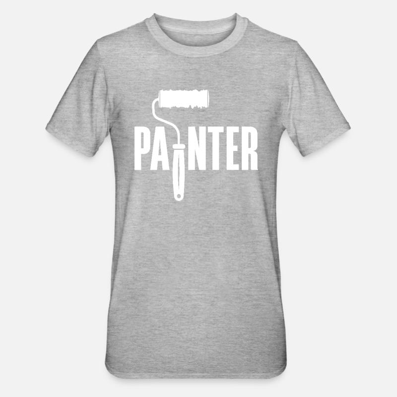 Painter Tool Creative Inspiration - Unisex Polycotton T-Shirt - heather grey