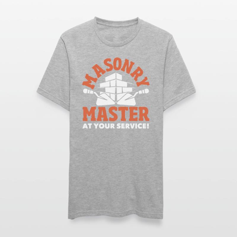 Bricklayer Bricklayer Master at your service Unisex Polycotton T-Shirt