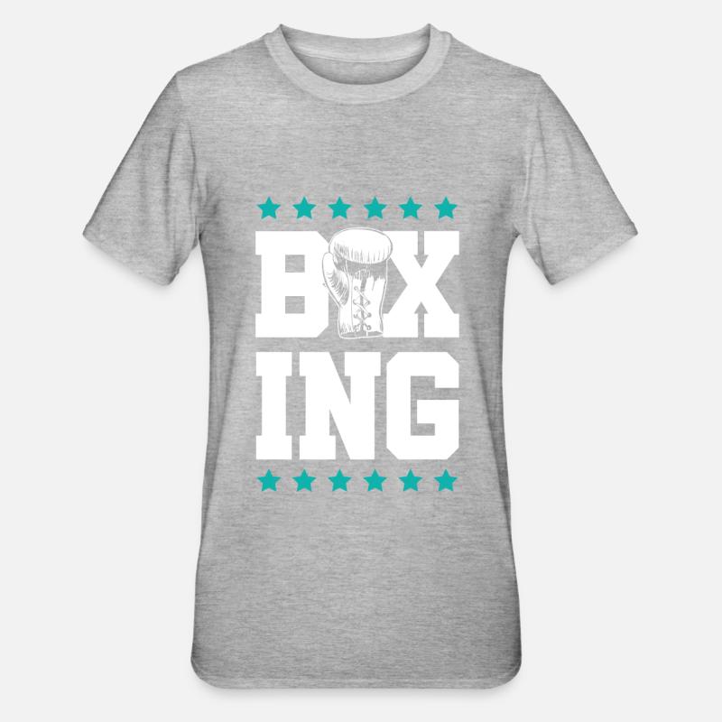 Gants de boxe boxe - T-shirt polycoton Unisexe - gris chiné