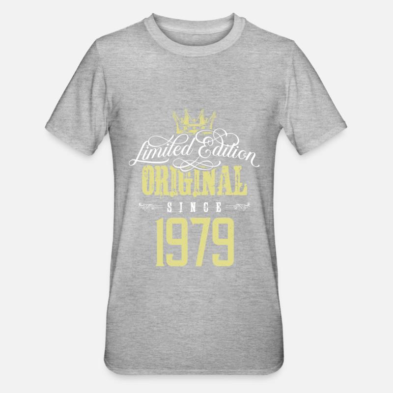 Édition limitée 1979 - T-shirt polycoton Unisexe - gris chiné