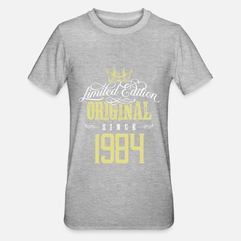 Édition limitée 1984 - T-shirt polycoton Unisexe - gris chiné