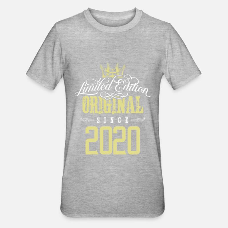 Édition limitée 2020 - T-shirt polycoton Unisexe - gris chiné
