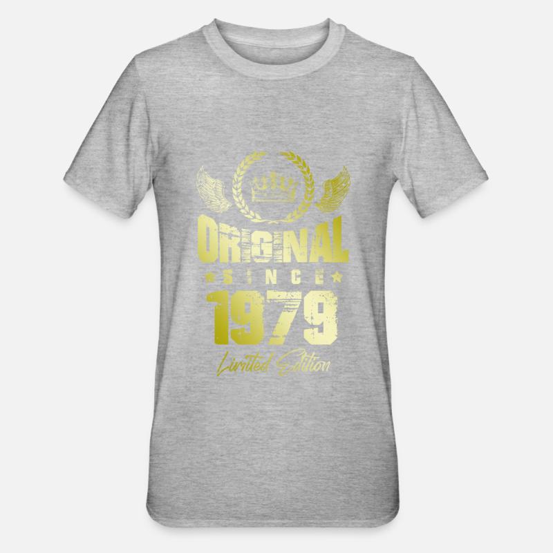 Édition limitée 1979 - T-shirt polycoton Unisexe - gris chiné