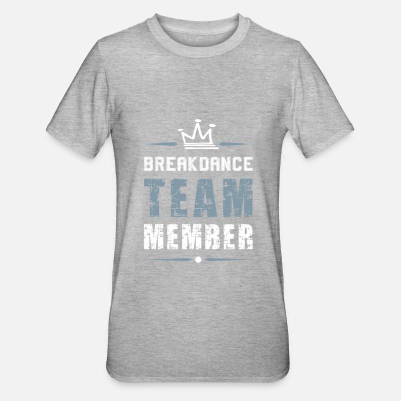 Équipe de breakdance - T-shirt polycoton Unisexe - gris chiné
