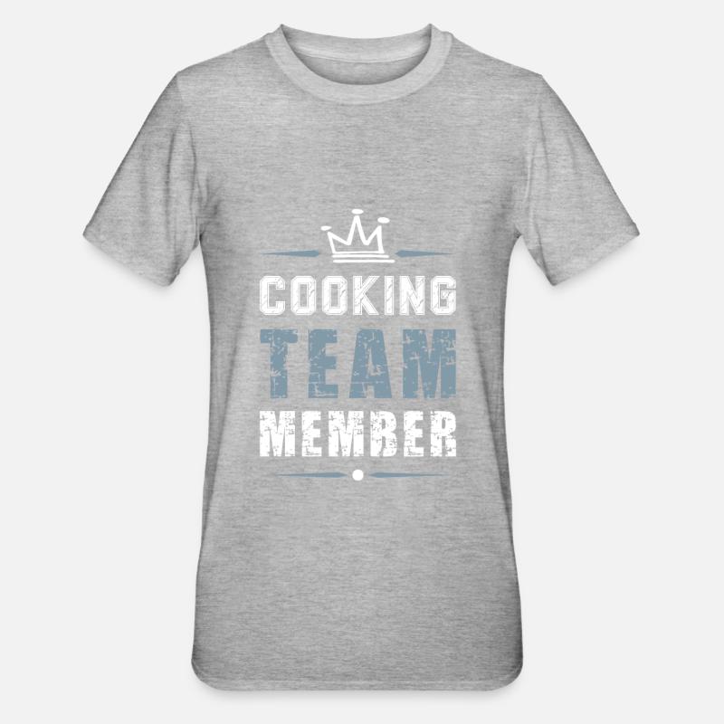 Équipe de cuisine - T-shirt polycoton Unisexe - gris chiné