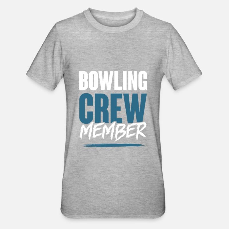 Équipe de bowling - T-shirt polycoton Unisexe - gris chiné