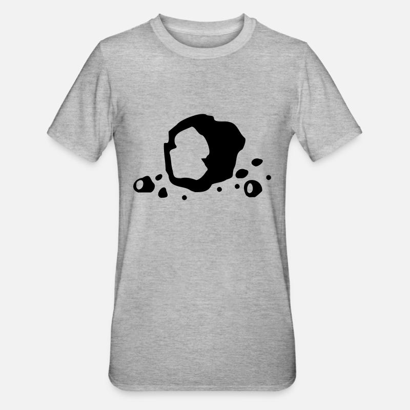 Krümel - Unisex Polycotton T-Shirt - Grau meliert