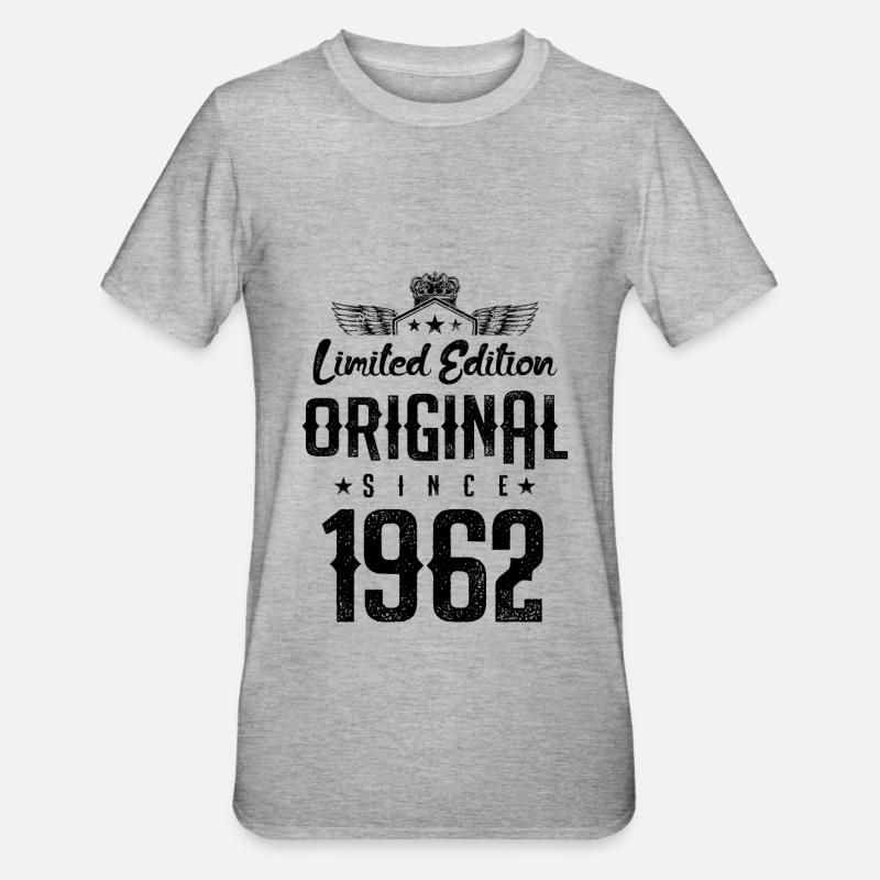 Édition limitée 1962 - T-shirt polycoton Unisexe - gris chiné