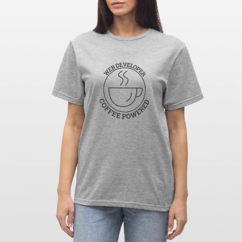 "Web Developer Coffee | Web Developer" Unisex Polycotton T-Shirt
