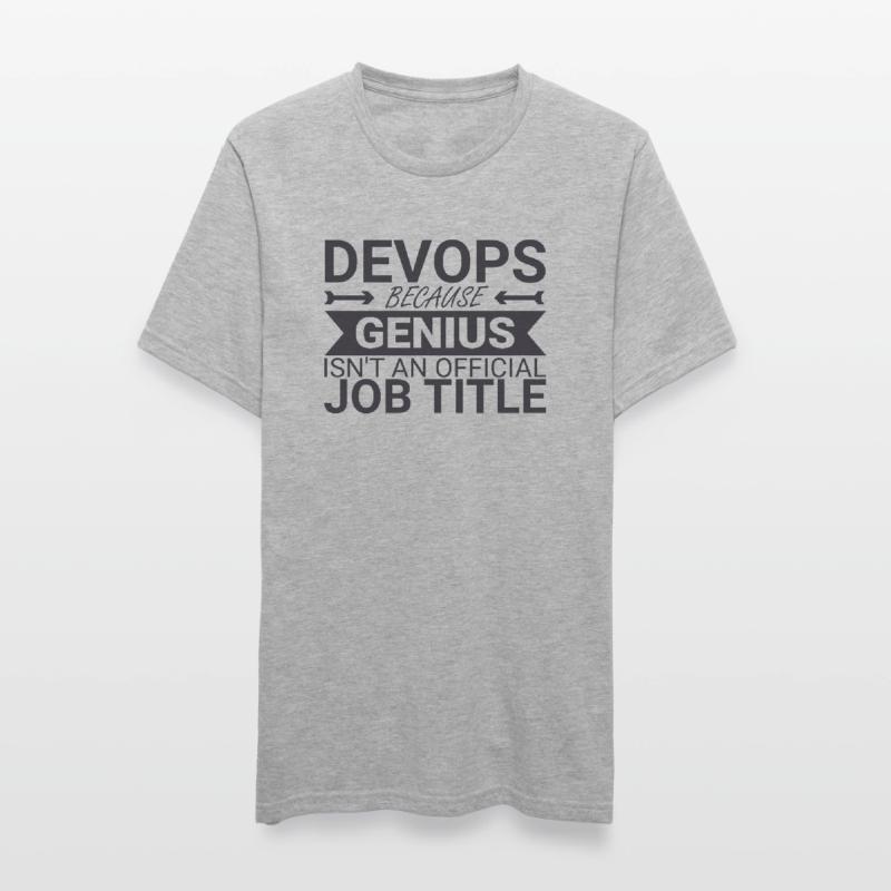 "DevOps Genius | Software Development" Unisex Polycotton T-Shirt