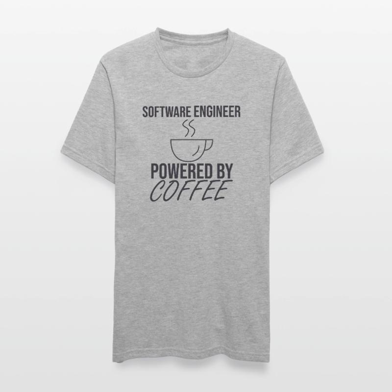 "Software Engineer Coffee | Programming" Unisex Polycotton T-Shirt