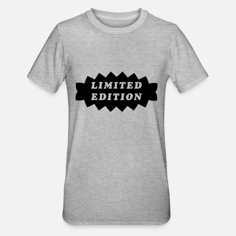 sprüche - Unisex Polycotton T-Shirt - Grau meliert