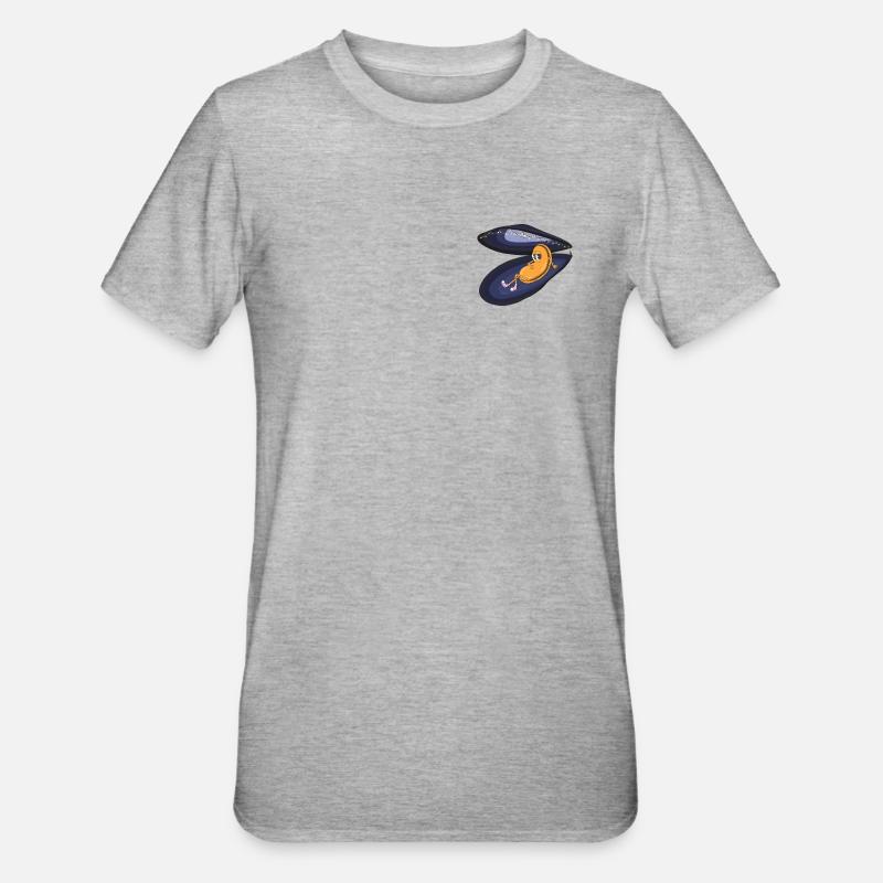 Fauler Schimmel unter Nachtsplittern - Unisex Polycotton T-Shirt - Grau meliert