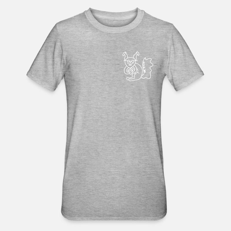 Anti-Zoo Dr. Eich - T-shirt polycoton Unisexe - gris chiné
