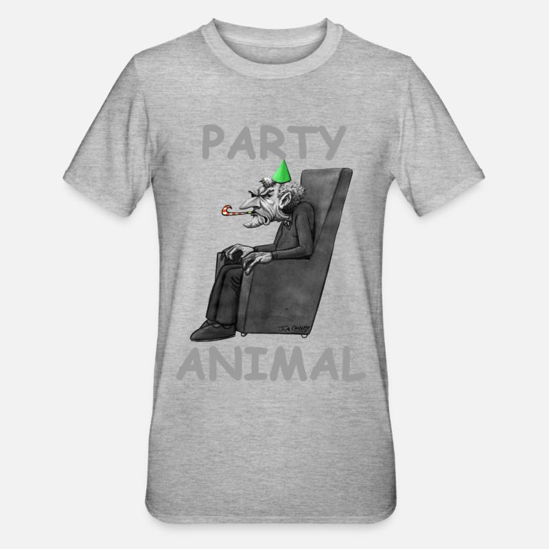 Miserable Git 2 - Unisex Polycotton T-Shirt - heather grey