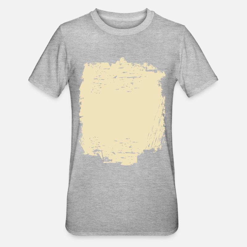 CONTEXTE · · GRUNGE CONTEXTE - T-shirt polycoton Unisexe - gris chiné